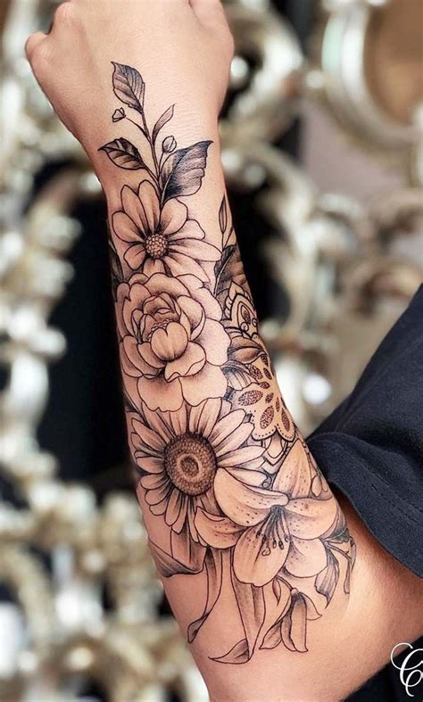 160 melhor ideia de Tatto floral